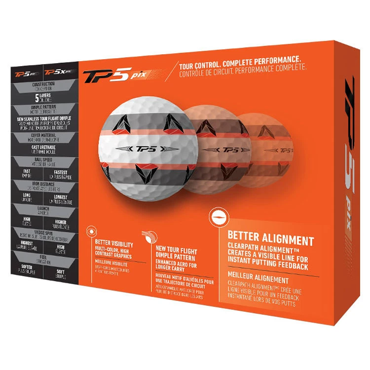 TaylorMade TP5 Pix 2.0 Golf Balls - Image 3