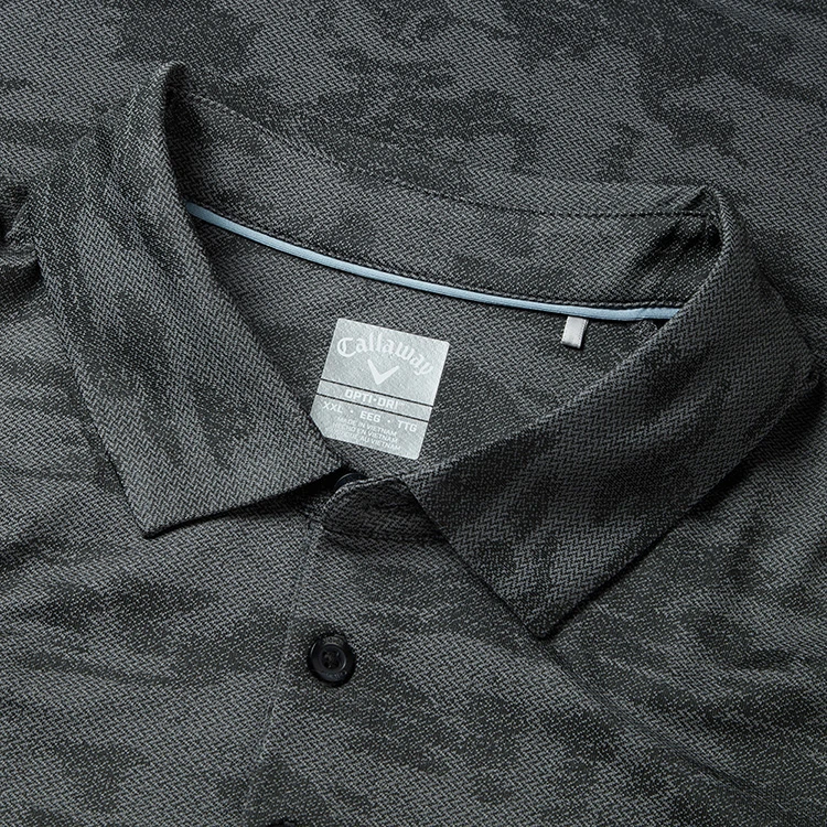 Callaway Digital Camo Jacquard Golf Polo Shirt - Image 2