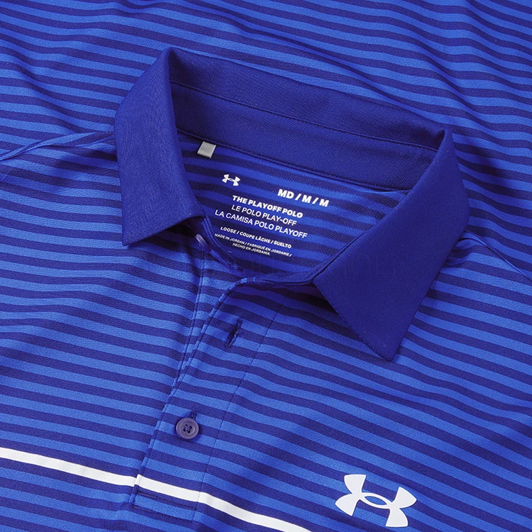 Under Armour Playoff 2.0 Hollen Stripe Golf Polo Shirt - Image 2