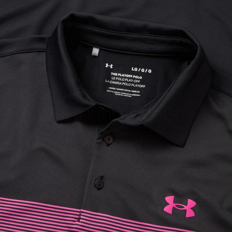 Under Armour Playoff 3.0 Low Round Stripe Golf Polo Shirt - Image 2
