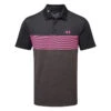 Under Armour Playoff 3.0 Low Round Stripe Golf Polo Shirt