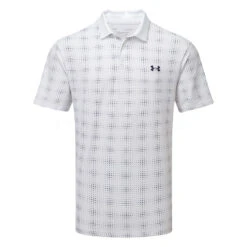 Under Armour Playoff 3.0 Deuces Grid Stripe Golf Polo Shirt